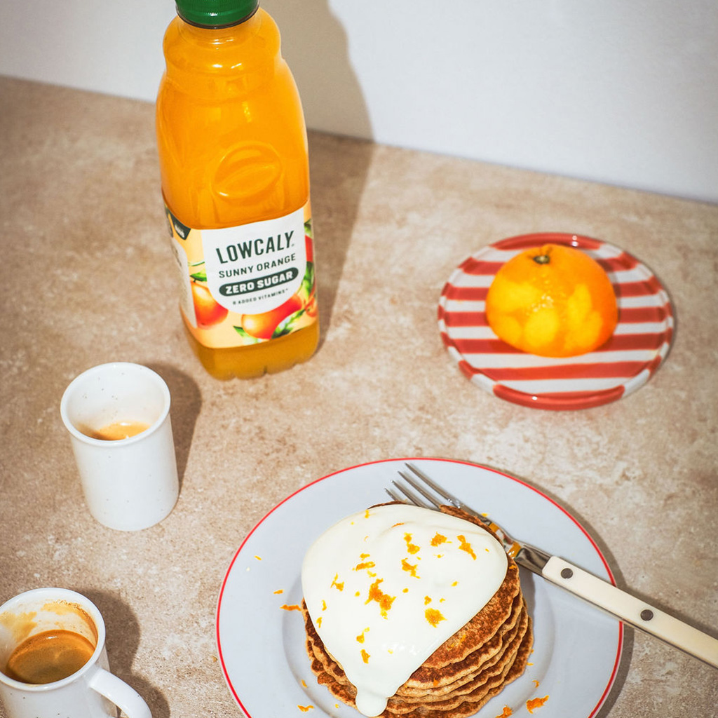 Lowcaly Sunny Orange Pannkakor recept