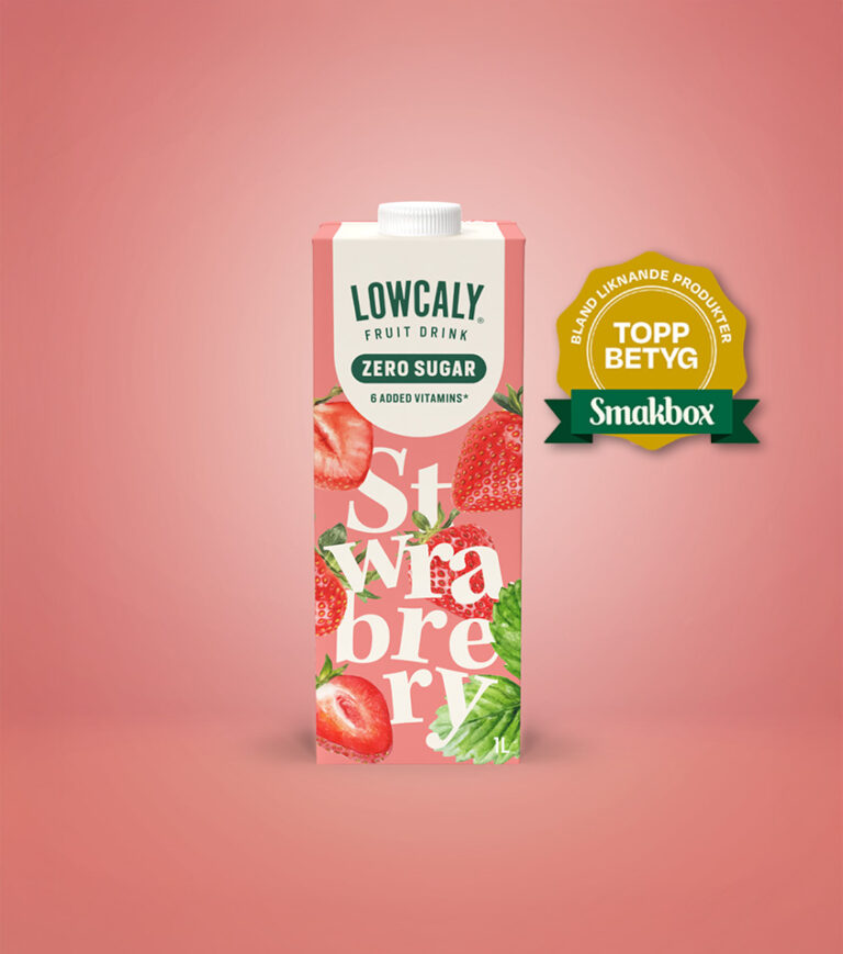 Lowcaly Strawberry får toppbetyg i Smakbox
